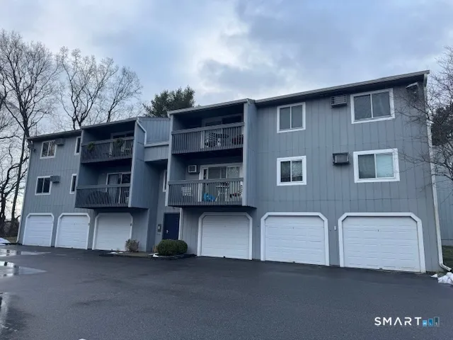 a front view of a house with balcony