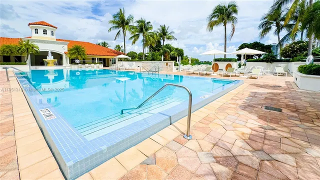 a view of outdoor space with seating area