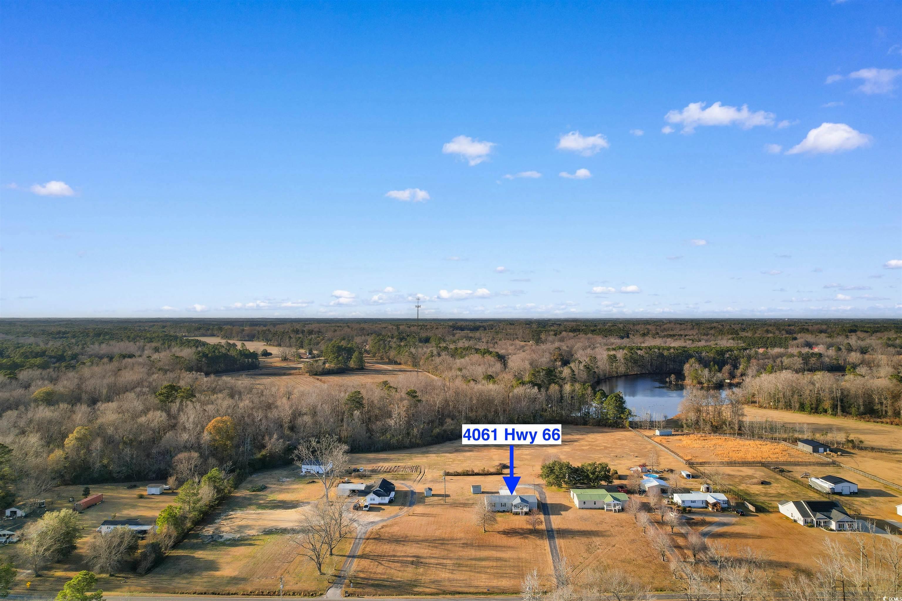 4065 Highway 66 Loris, SC 29569 - Photo 29 of 40 Drone / aerial view of a heavily wooded area