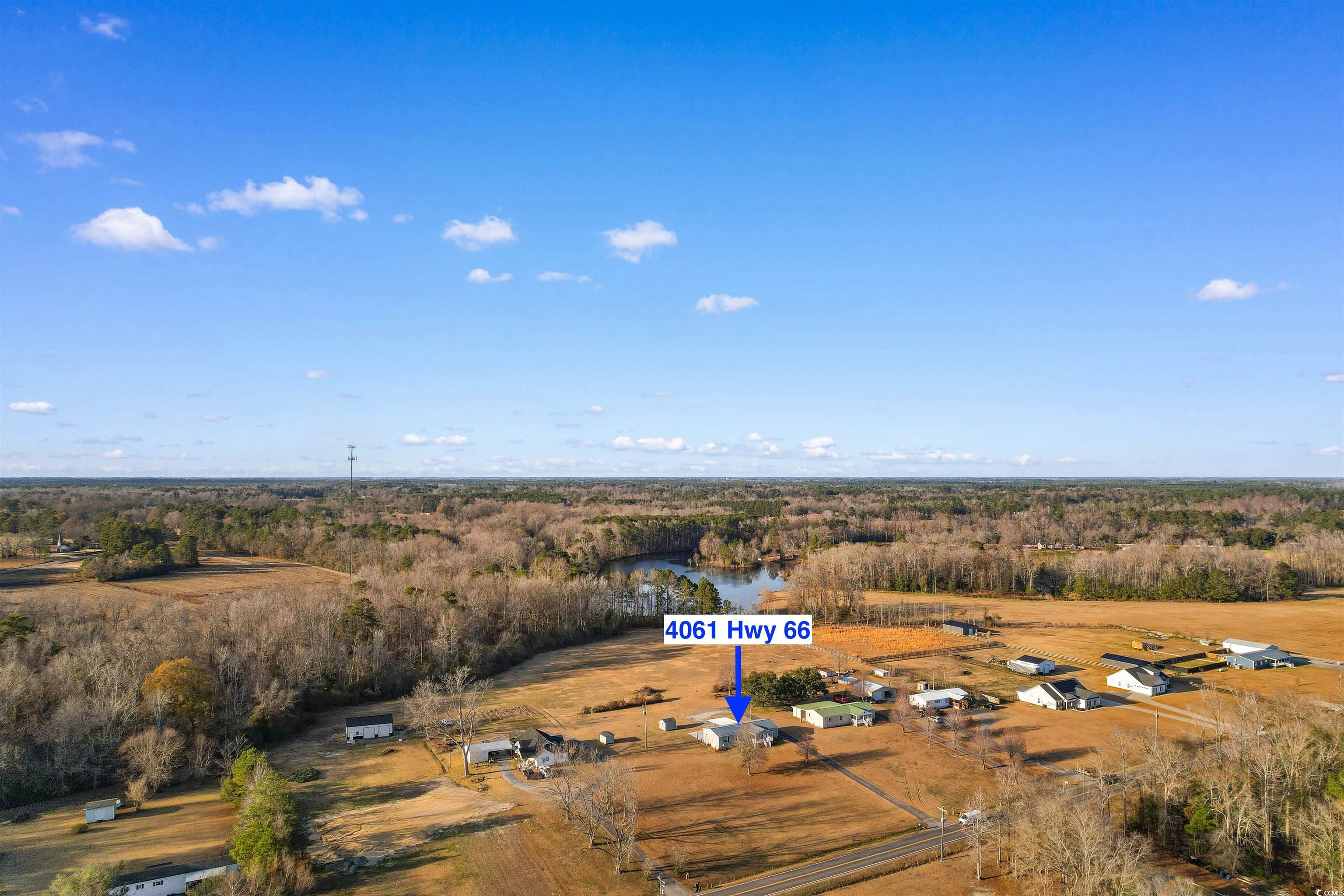 4065 Highway 66 Loris, SC 29569 - Photo 30 of 40 Aerial view of a heavily wooded area