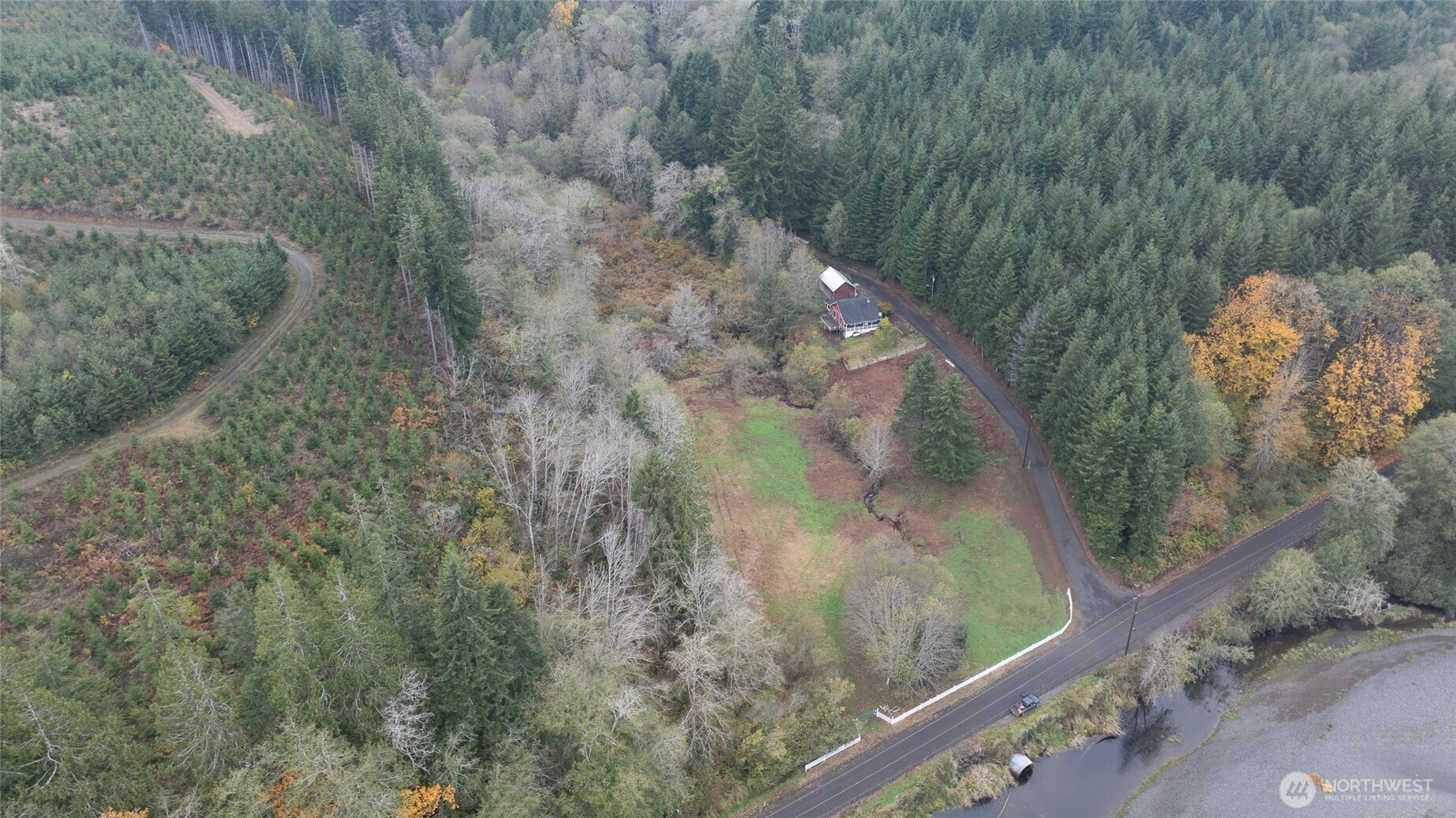 763 Geissler Road Montesano, WA 98563 - Photo 18 of 31 a view of a forest from a balcony