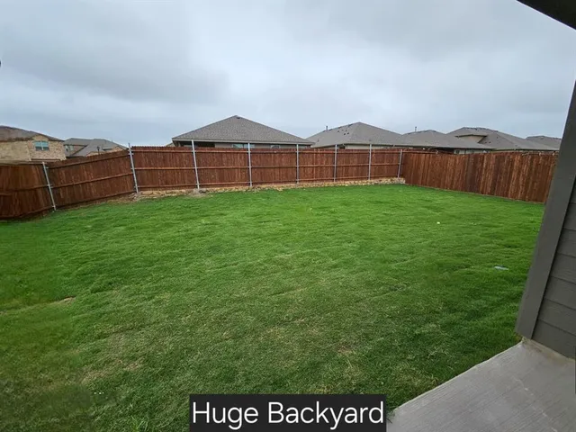 a view of a green field