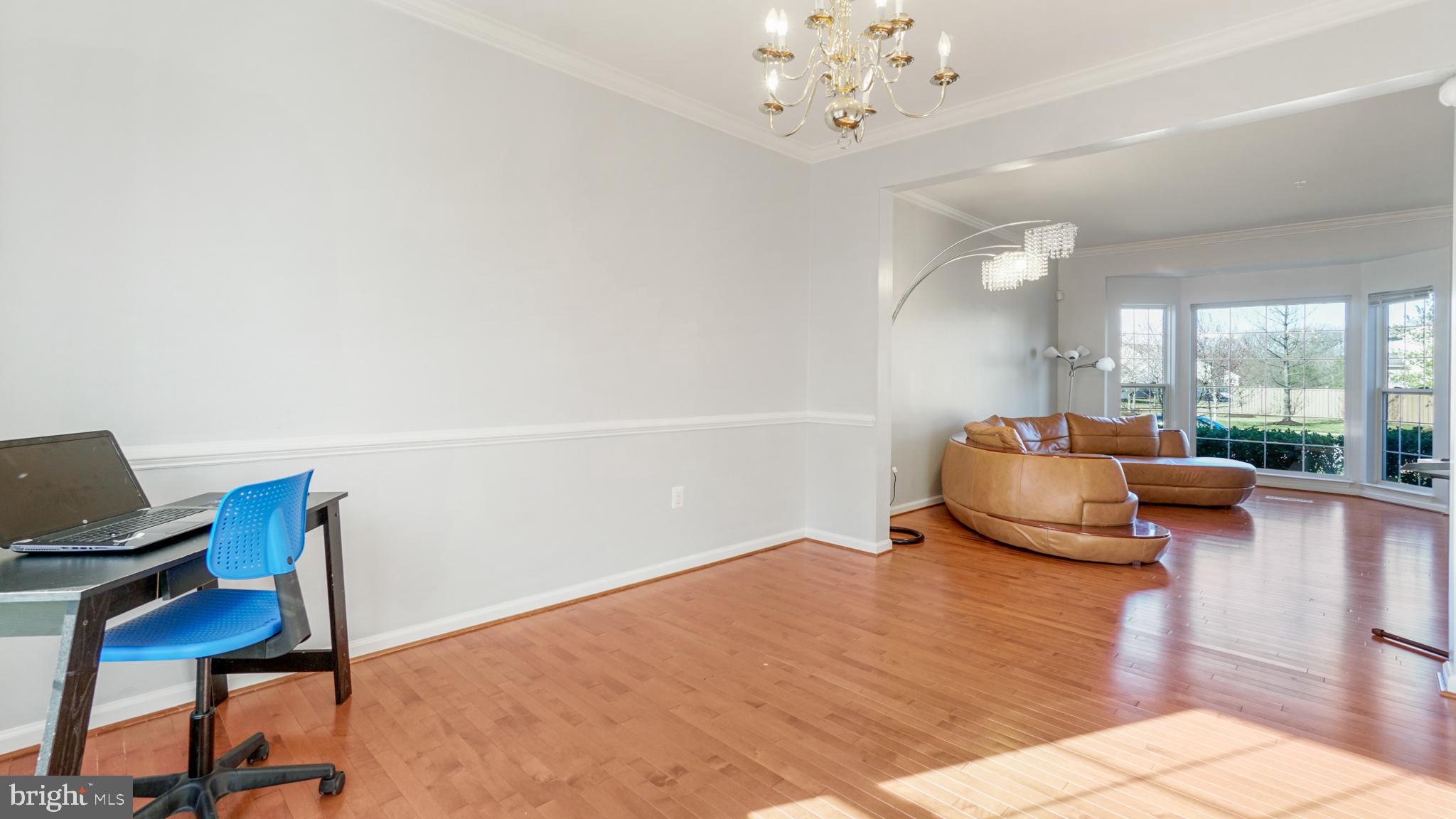 9626 Stuart Lane Clinton, MD 20735 - Photo 13 of 29 dinning / living combo full hardwood