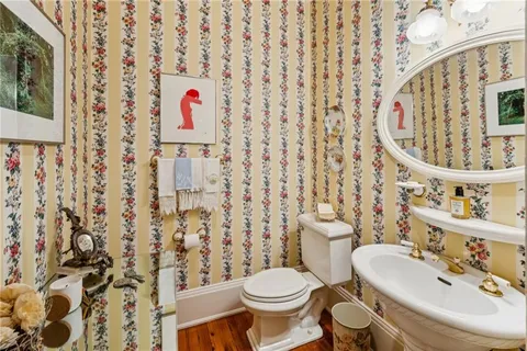 a bathroom with a sink and a toilet