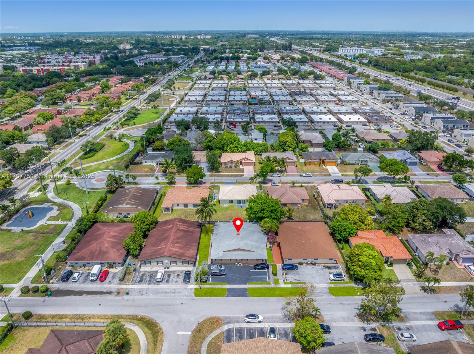 5321 Northwest 22nd Street Lauderhill, FL 33313 - Photo 5 of 10 an aerial view of residential houses and outdoor space