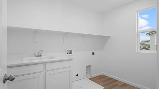 a bathroom with a sink and a vanity