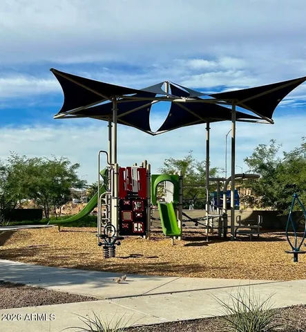 a view of outdoor space with mountain view