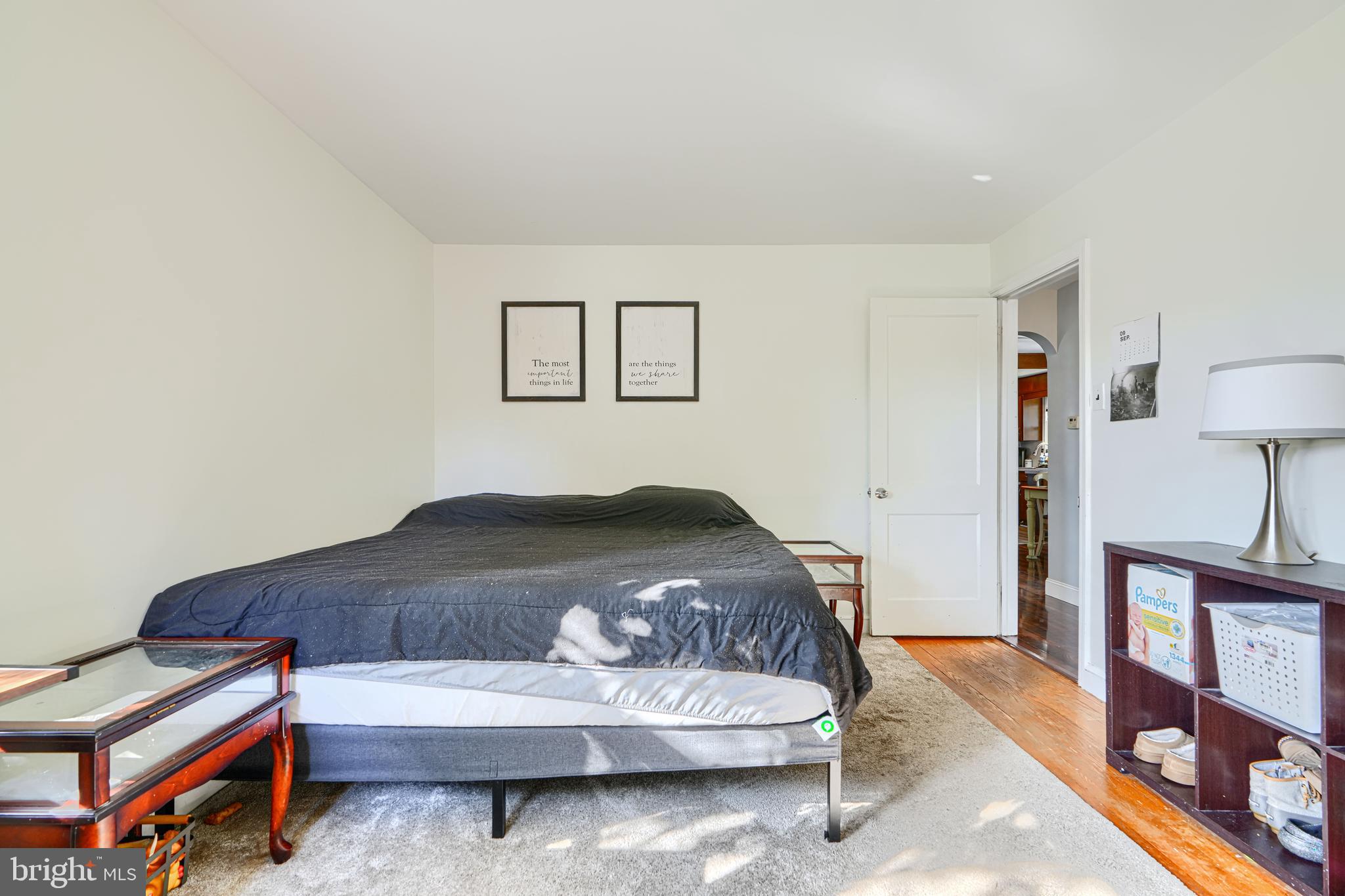 741 South Russell Street York, PA 17402 - Photo 24 of 32 a bedroom with a bed and a lamp on table
