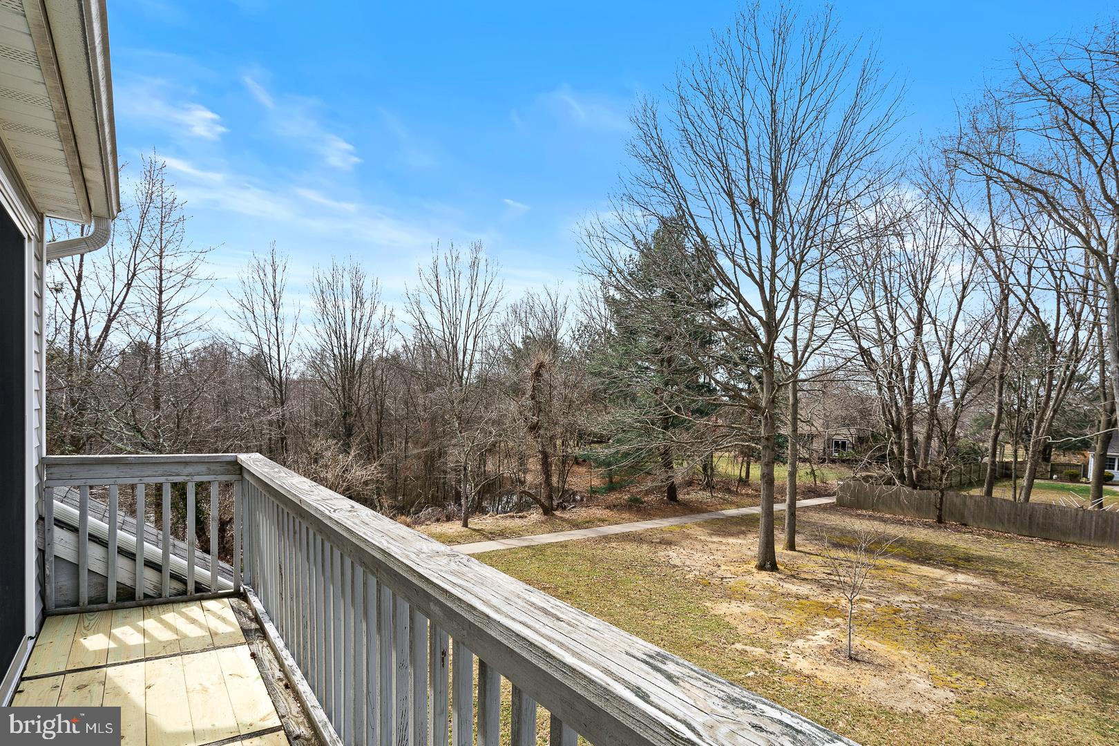 29 Penn Lyle Road Princeton Junction, NJ 08550 - Photo 17 of 21 Rear yard from upstairs balcony