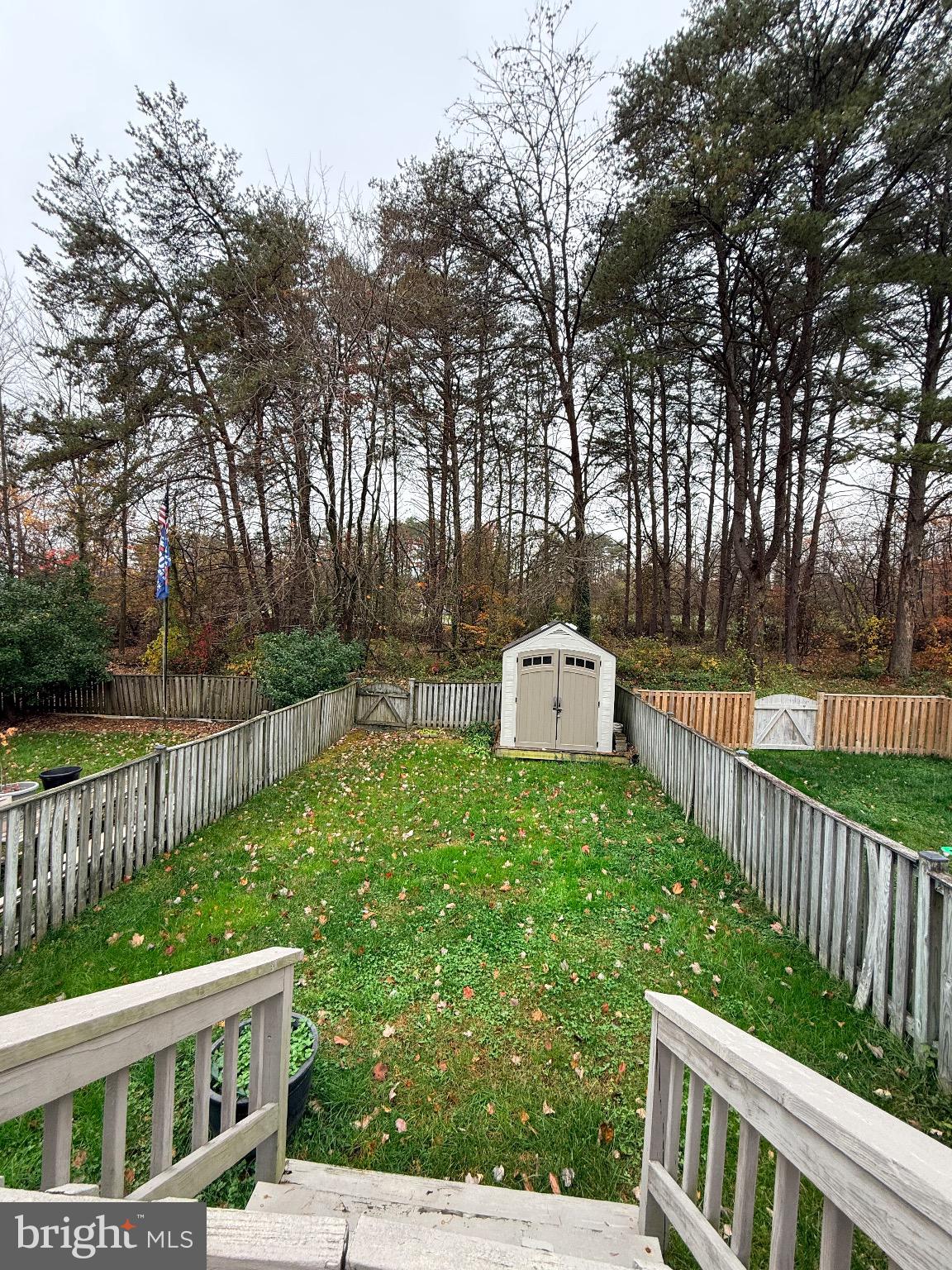 3750 Timahoe Circle Baltimore, MD 21236 - Photo 27 of 29 a view of a deck and yard with large trees