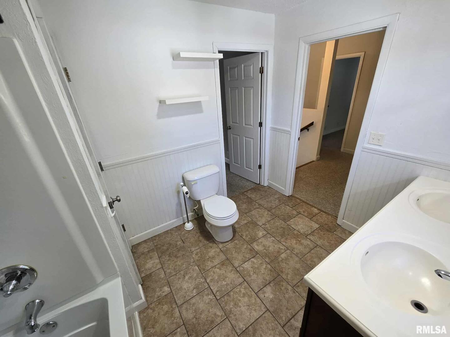 108 Mockingbird Lane Woodlawn, IL 62898 - Photo 48 of 59 a bathroom with a sink and toilet