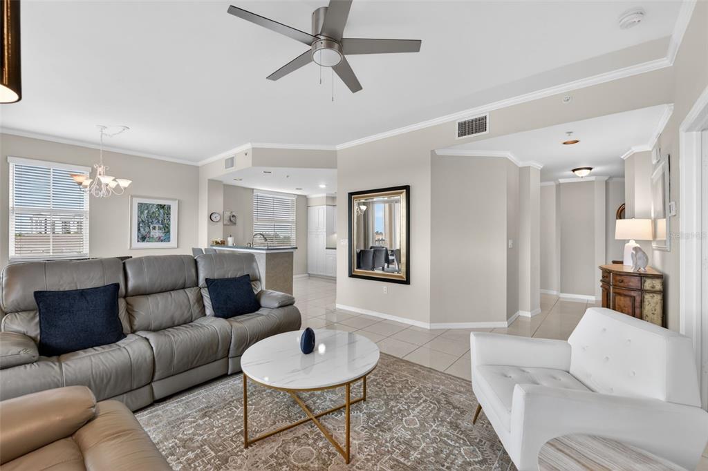 2060 Matecumbe Key Road, Unit 2506 Punta Gorda, FL 33955 - Photo 13 of 38 a living room with furniture and a wooden floor