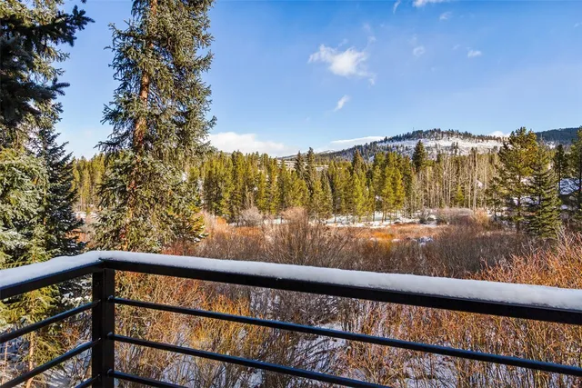 a view of city from a balcony