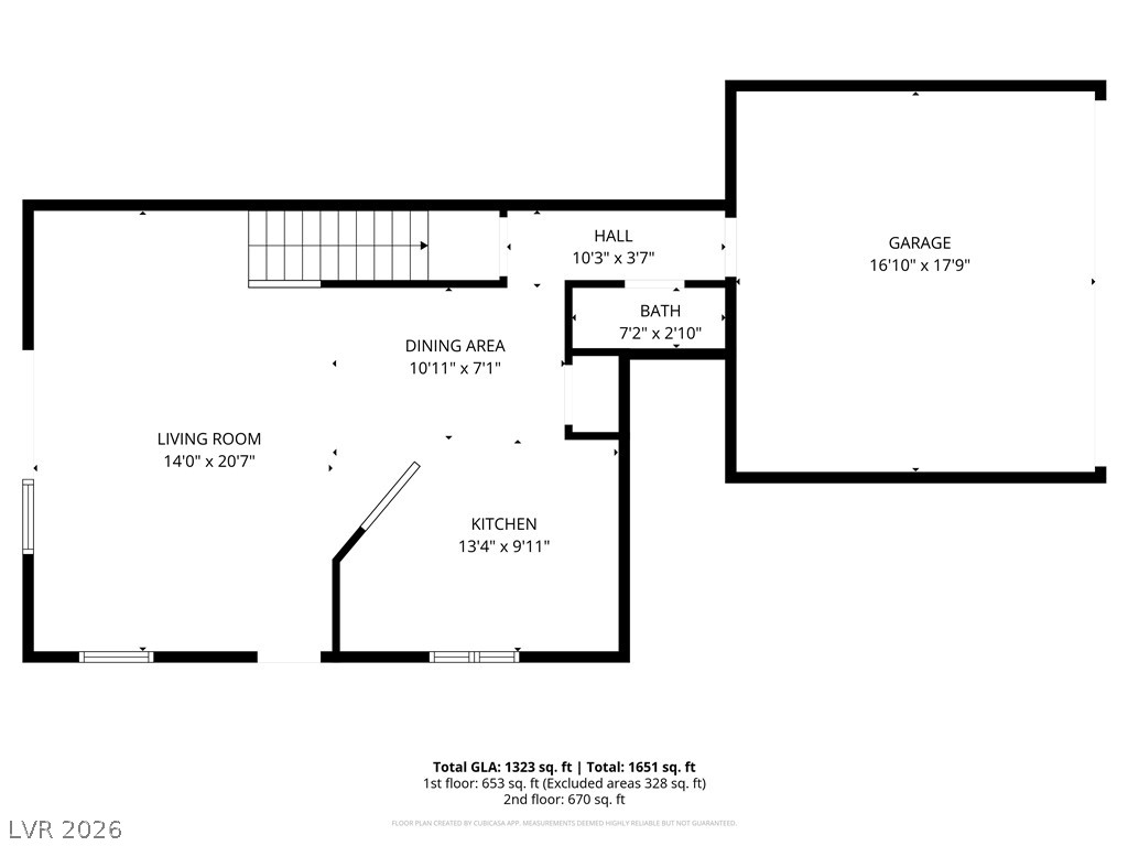 6317 Snap Ridge Street, Unit 101 North Las Vegas, NV 89081 - Photo 38 of 40 Property's floor plan.
