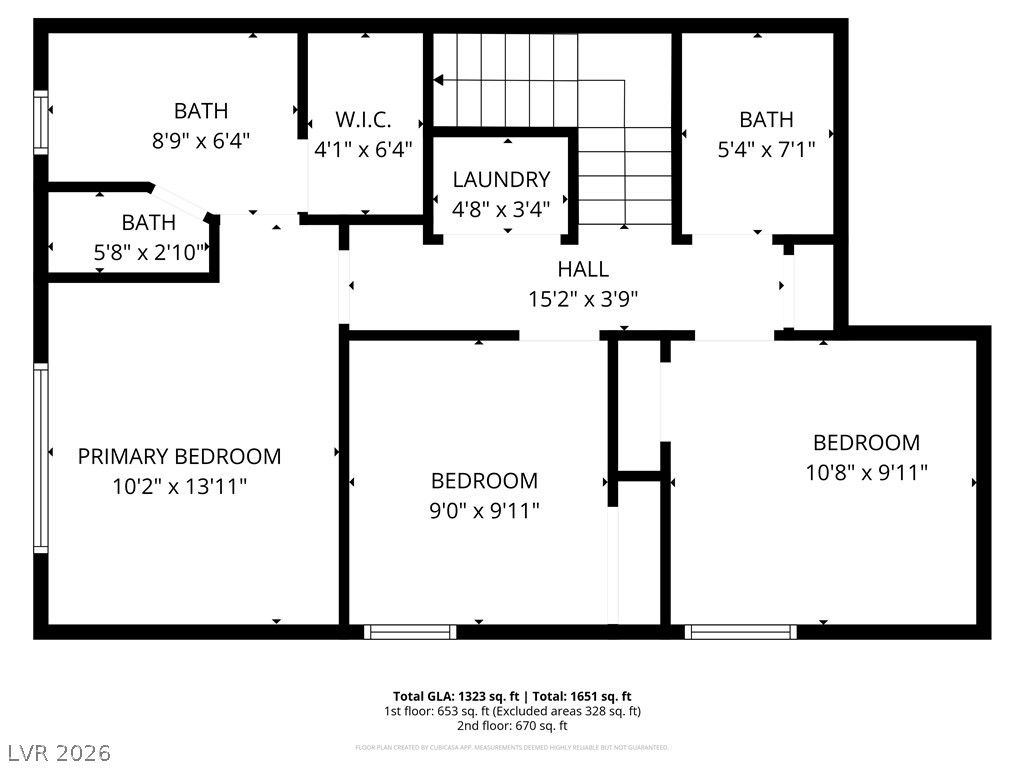 6317 Snap Ridge Street, Unit 101 North Las Vegas, NV 89081 - Photo 39 of 40 Property's floor plan.