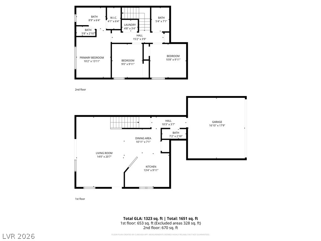 6317 Snap Ridge Street, Unit 101 North Las Vegas, NV 89081 - Photo 40 of 40 Property's floor plan.