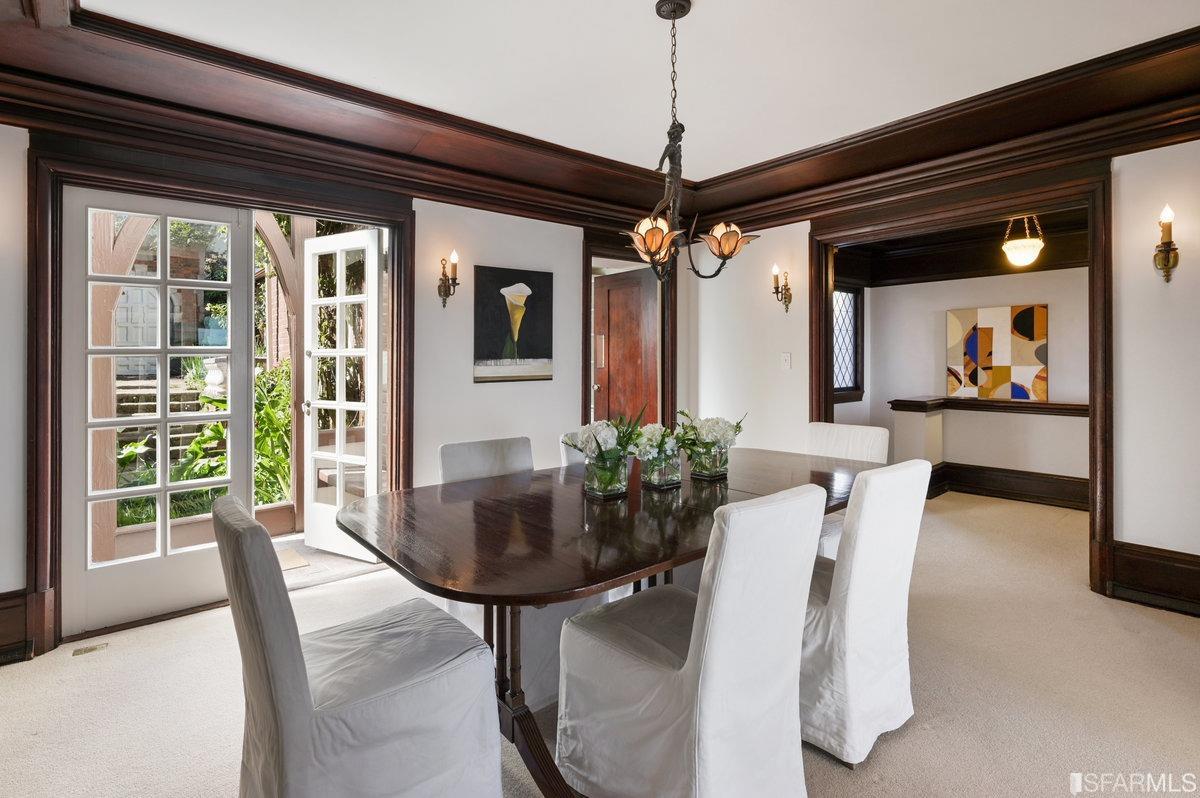 58 Graystone Terrace San Francisco, CA 94114 - Photo 20 of 88 a view of a dining room with furniture window and outside view