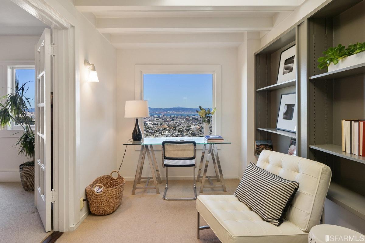 58 Graystone Terrace San Francisco, CA 94114 - Photo 35 of 88 a living room with furniture and a window