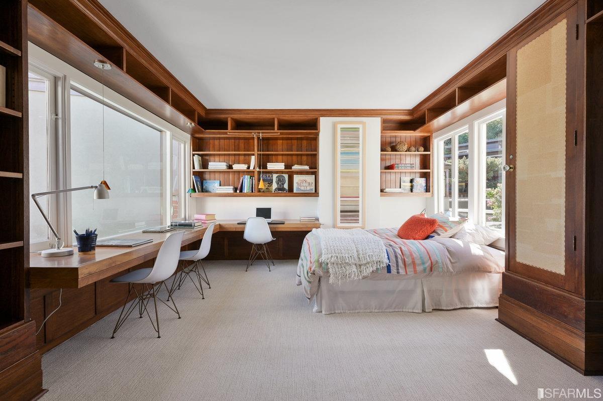 58 Graystone Terrace San Francisco, CA 94114 - Photo 50 of 88 a bedroom with furniture and a window