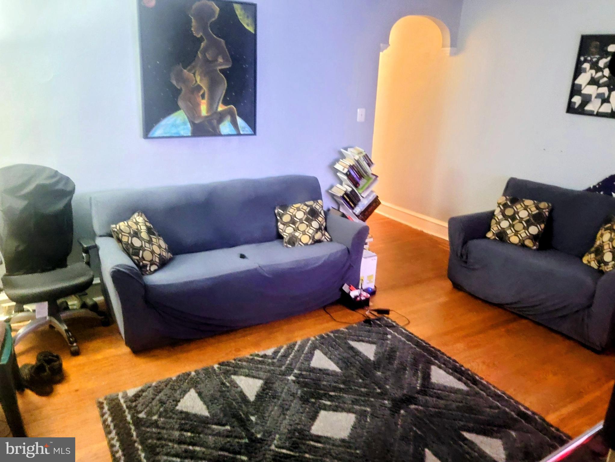 6138 Wayne Avenue, Unit 2 Philadelphia, PA 19144 - Photo 11 of 22 a living room with furniture and a couch