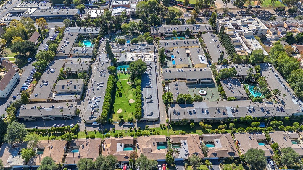 14243 Magnolia Boulevard Sherman Oaks, CA 91423 - Photo 8 of 8 an aerial view of multiple house