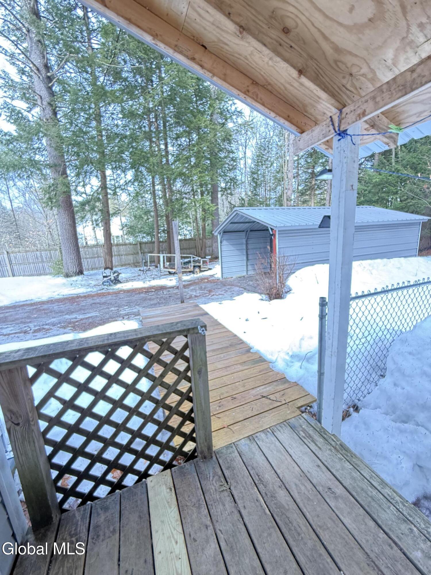 6144 State Highway 9N Corinth, NY 12822 - Photo 25 of 41 Rear Deck
