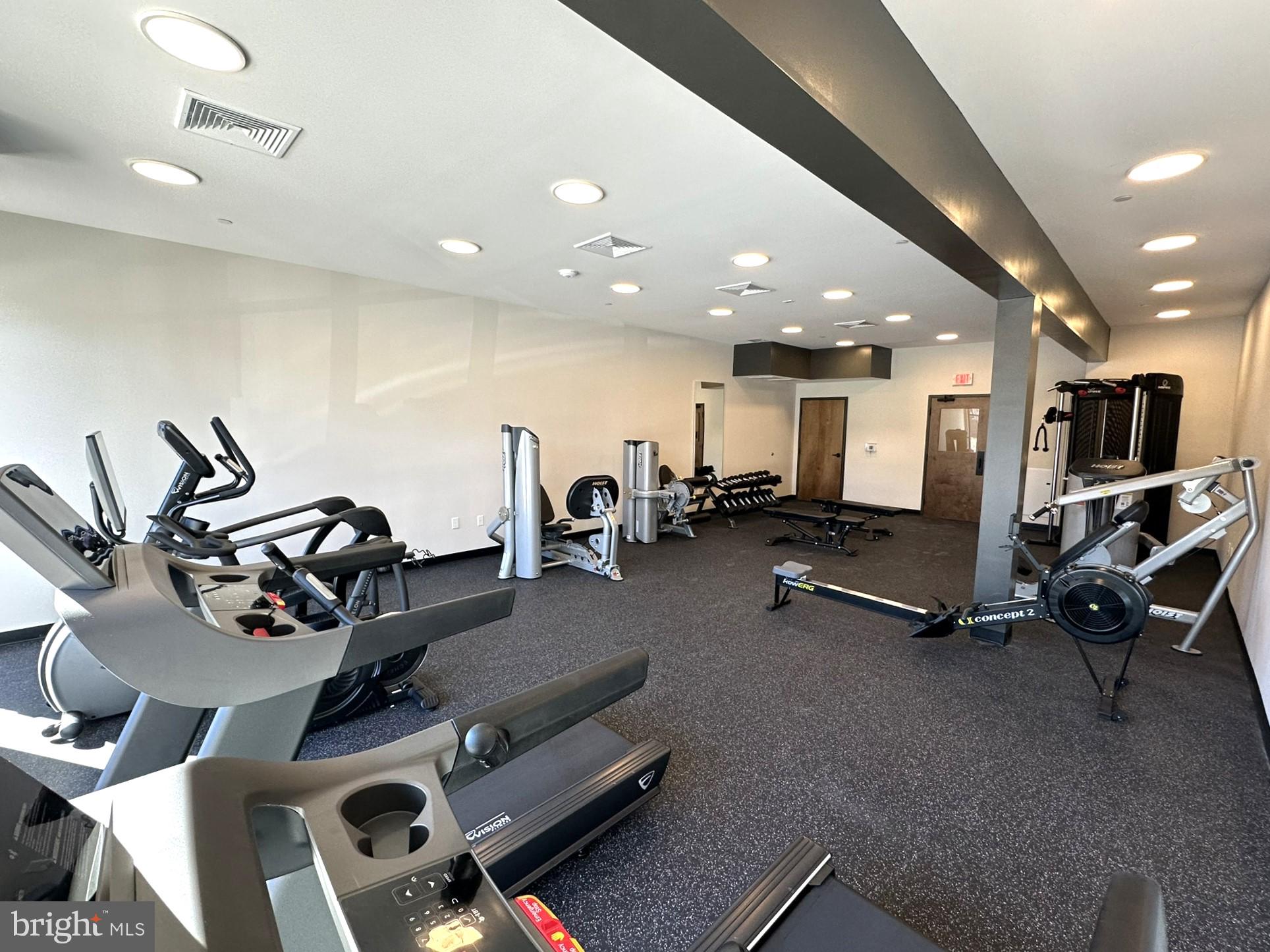 409 West Butler Avenue, Unit 223 Chalfont, PA 18914 - Photo 30 of 33 a view of a room with gym equipment