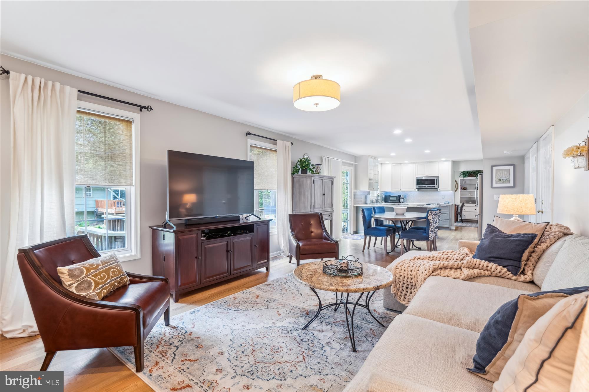 1043 Skyview Drive Annapolis, MD 21409 - Photo 17 of 71 a living room with furniture and a flat screen tv
