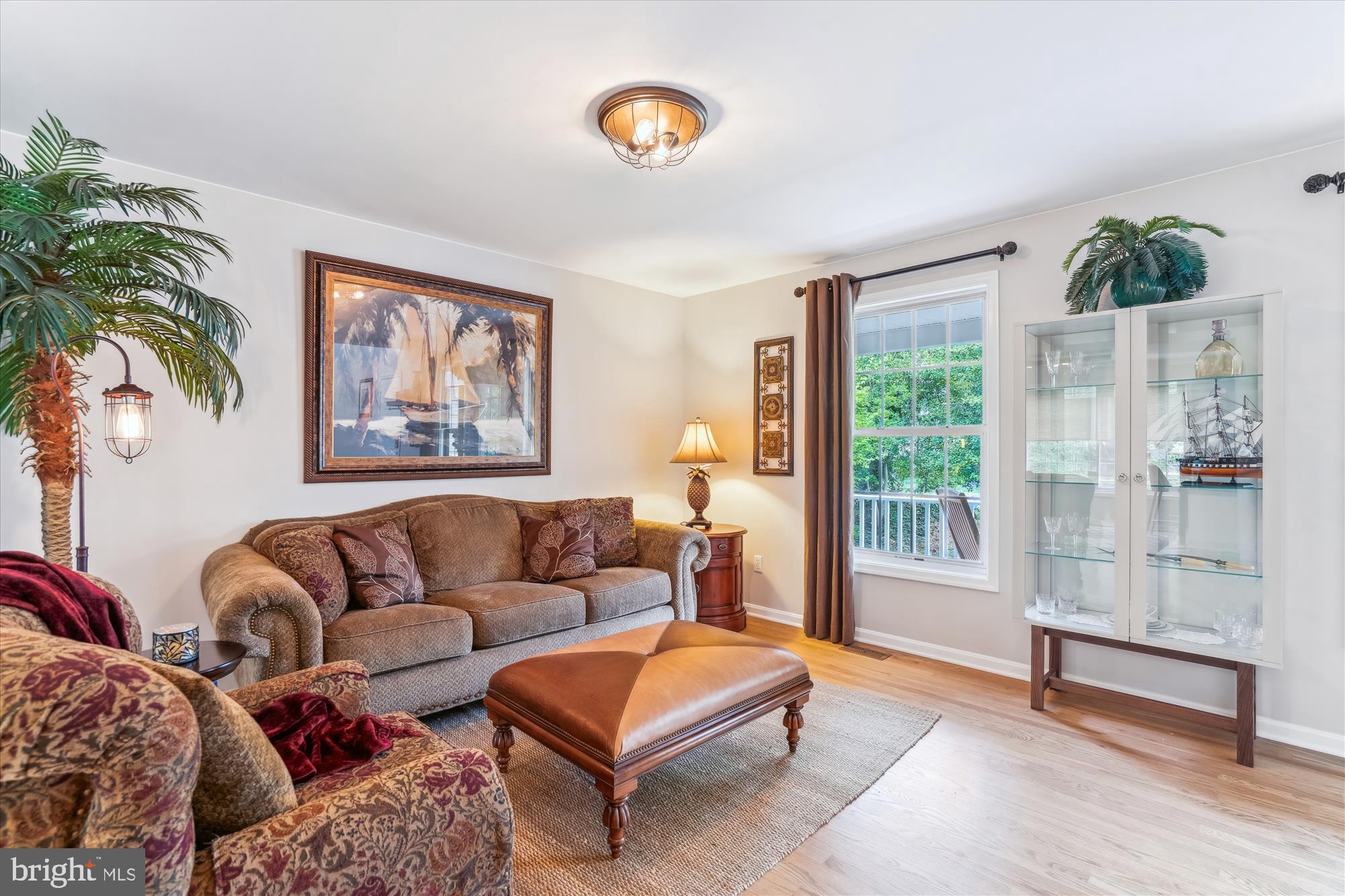 1043 Skyview Drive Annapolis, MD 21409 - Photo 28 of 71 a living room with furniture and a potted plant