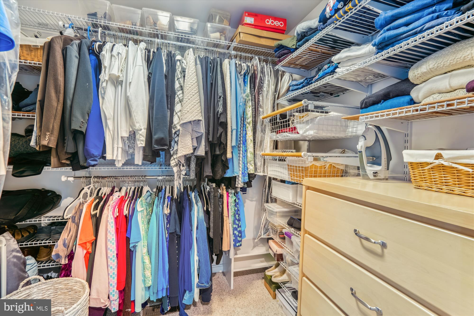 1043 Skyview Drive Annapolis, MD 21409 - Photo 40 of 71 a view of walk in closet with clothes and shoes