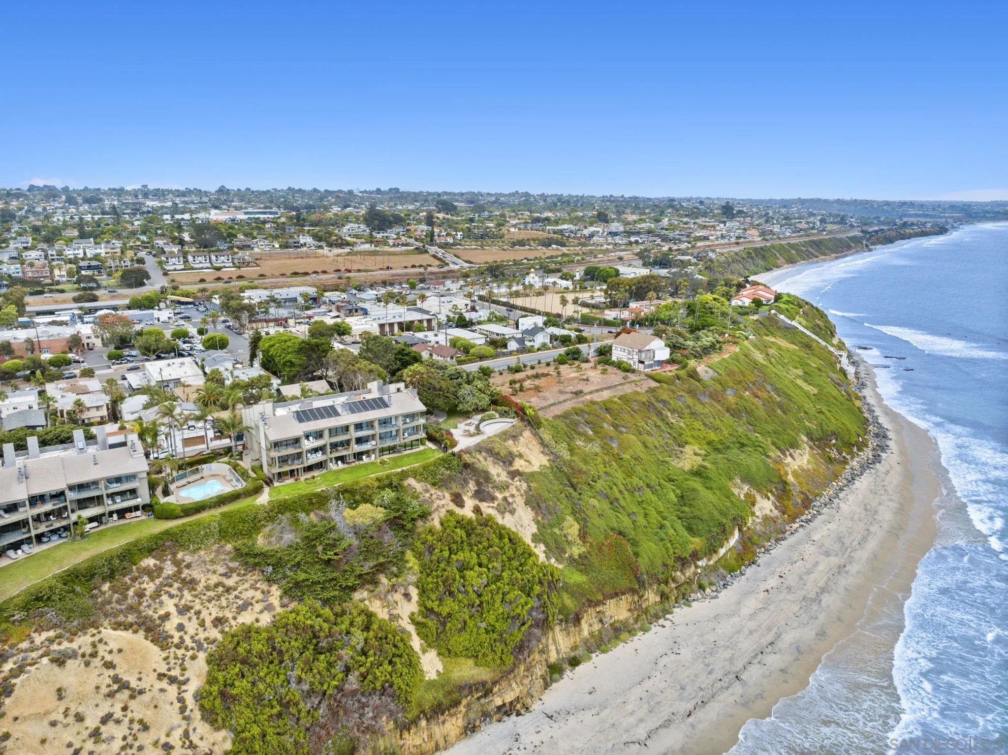 337 West I Street Encinitas, CA 92024 - Photo 53 of 58 an aerial view of residential houses with outdoor space