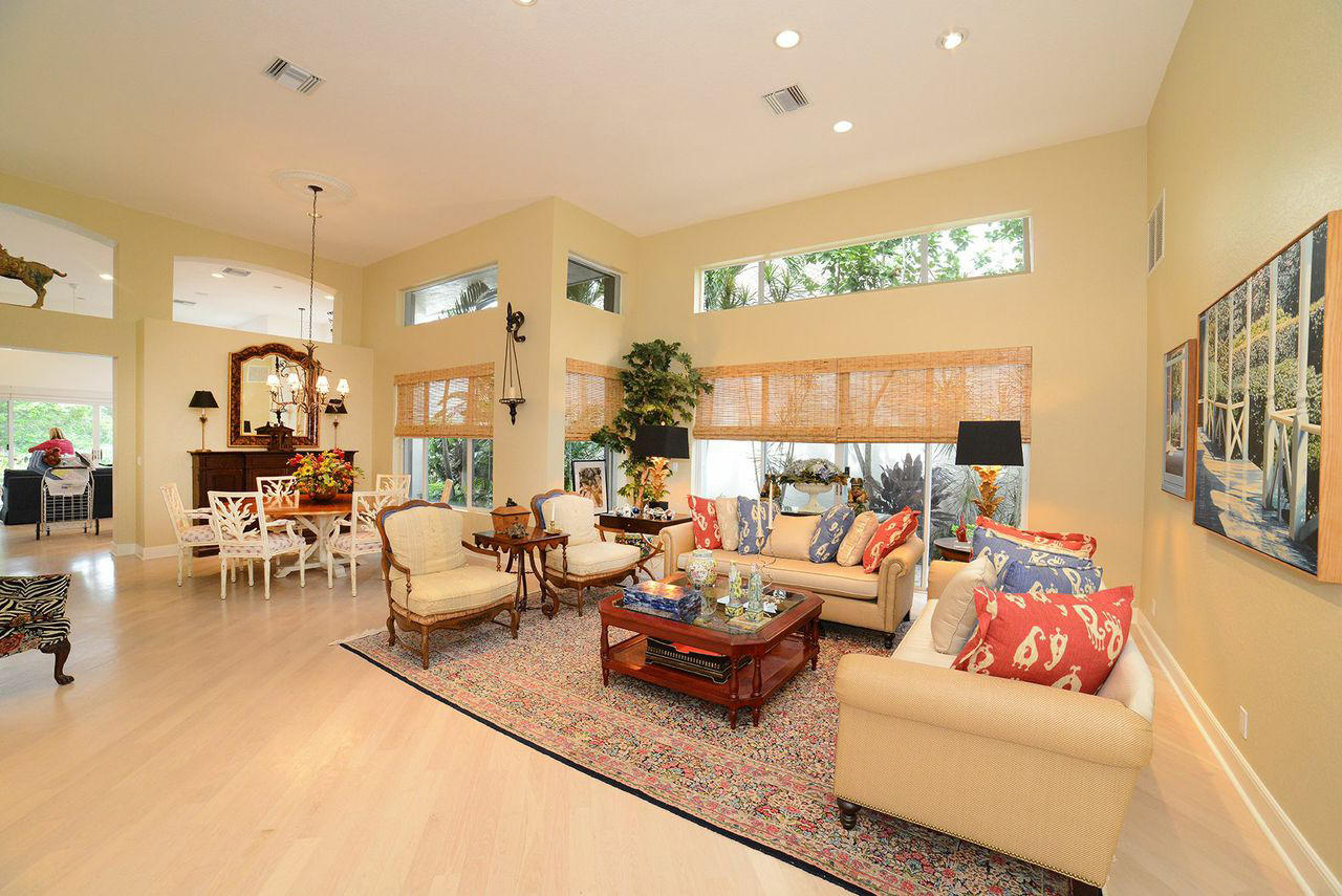 5809 Northwest 25th Terrace Boca Raton, FL 33496 - Photo 4 of 27 4 Living Room and view to Dining Room