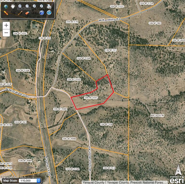 8600 Dillon Wash Road Prescott, AZ 86305 - Photo 12 of 32 Yavapai GIS 306_47_136C