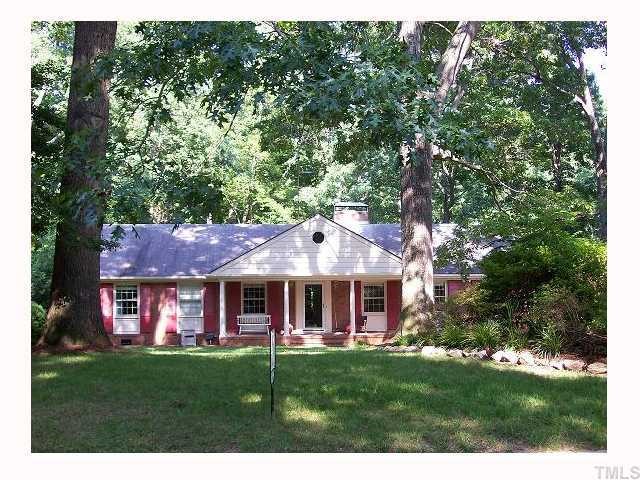 4810 Oak Park Road Raleigh, NC 27612 - Photo 1 of 12 Rare, one of a kind, all brick original owner ranch on a spactacular heavily wooded lot...you dont see these kind of trees in any new subdivisions...period.