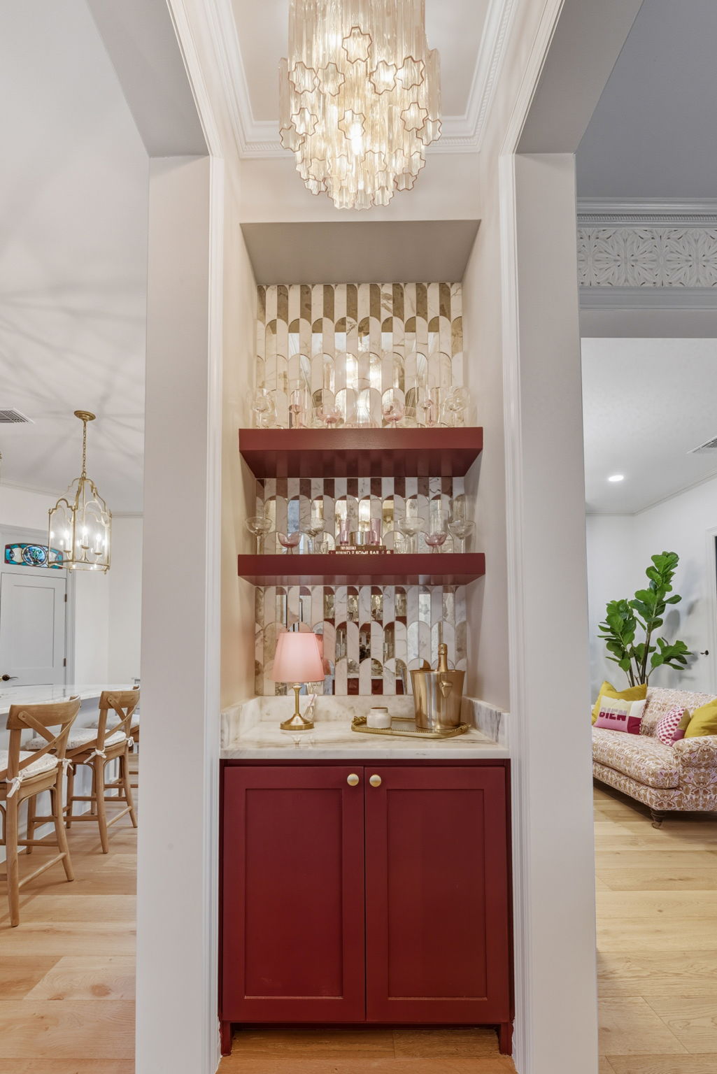 1804 South 6th Street Austin, TX 78704 - Photo 11 of 40 a kitchen with a refrigerator and potted plant
