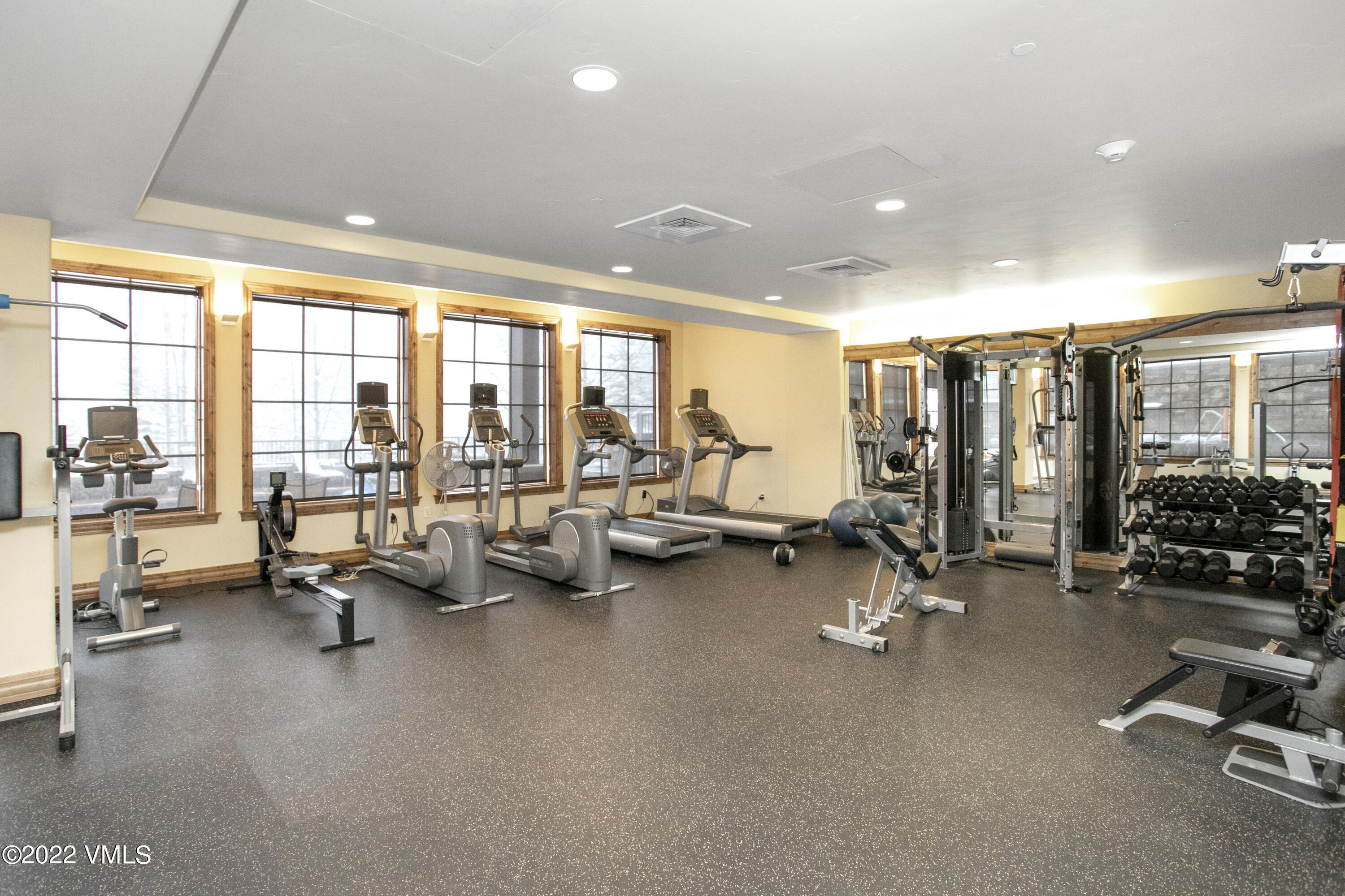 300 Prater Road, Unit B303 Beaver Creek, CO 81620 - Photo 23 of 38 a view of a room with gym equipment