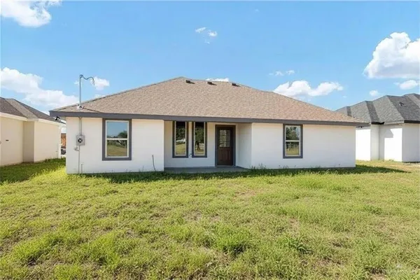 a backyard of a house