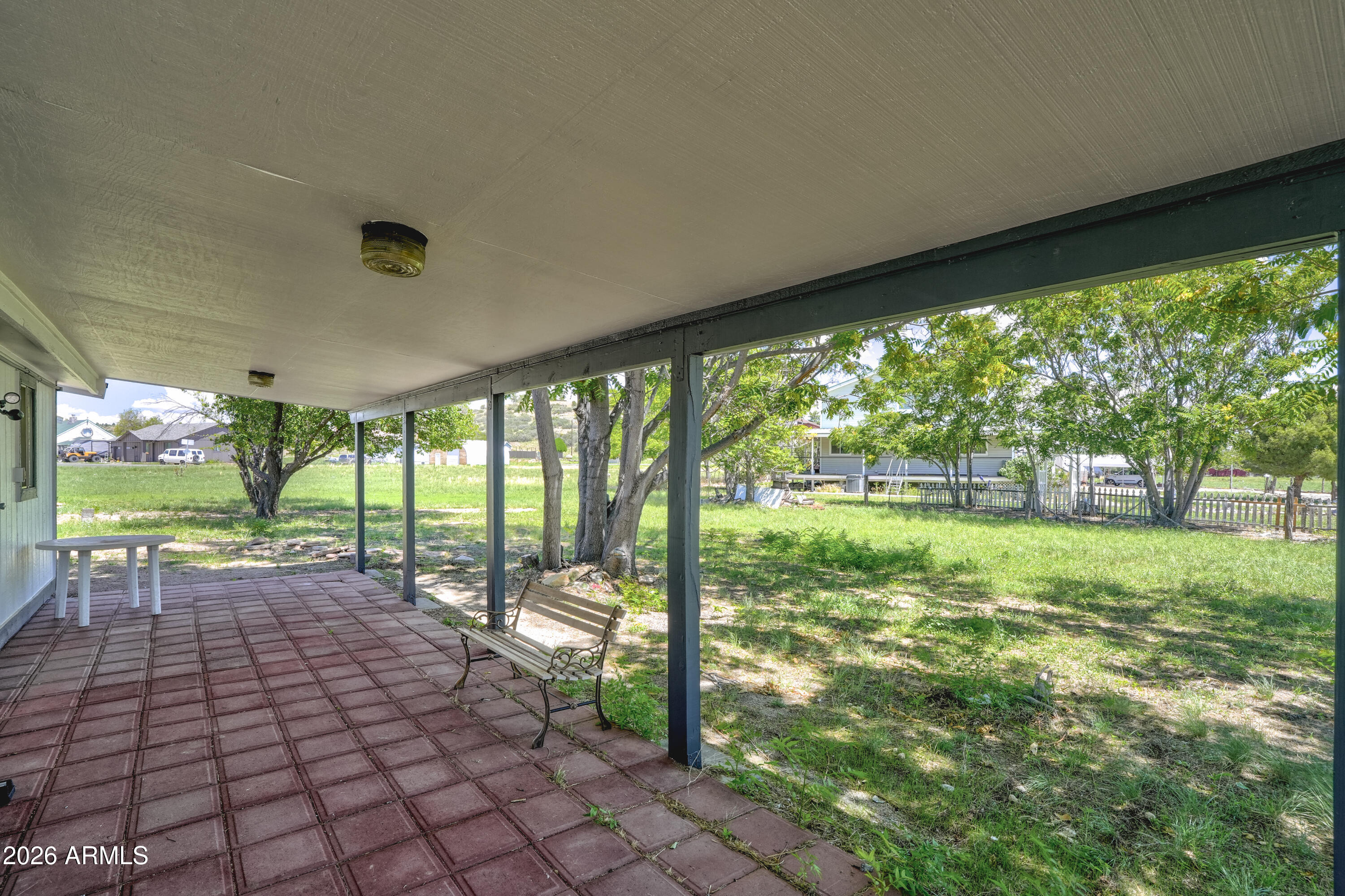 18535 Joseph Hodge Road Peeples Valley, AZ 86332 - Photo 26 of 34 Rear Patio