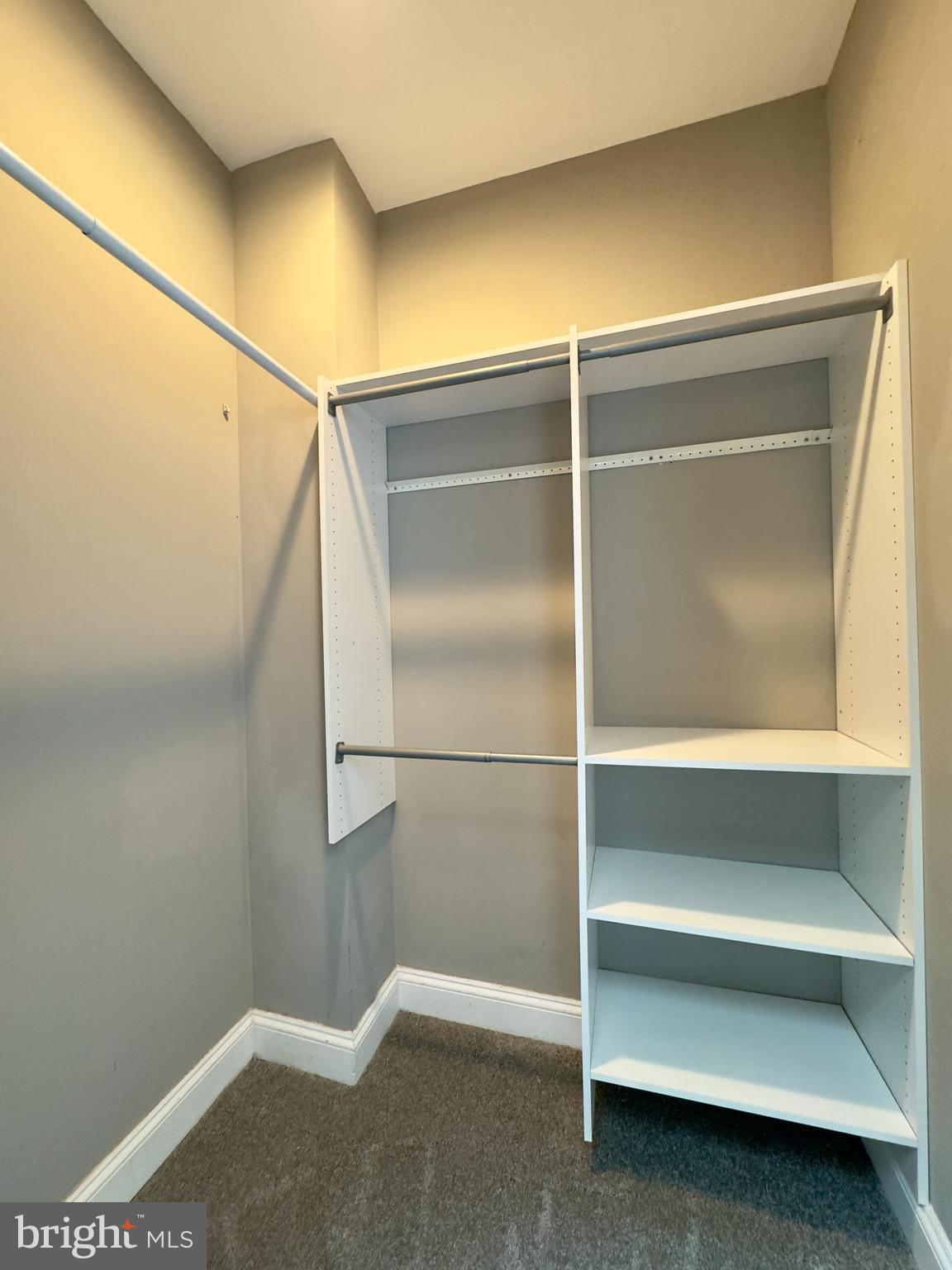 803 Cathedral Street, Unit 9 Baltimore, MD 21201 - Photo 10 of 14 a view of walk in closet with empty racks