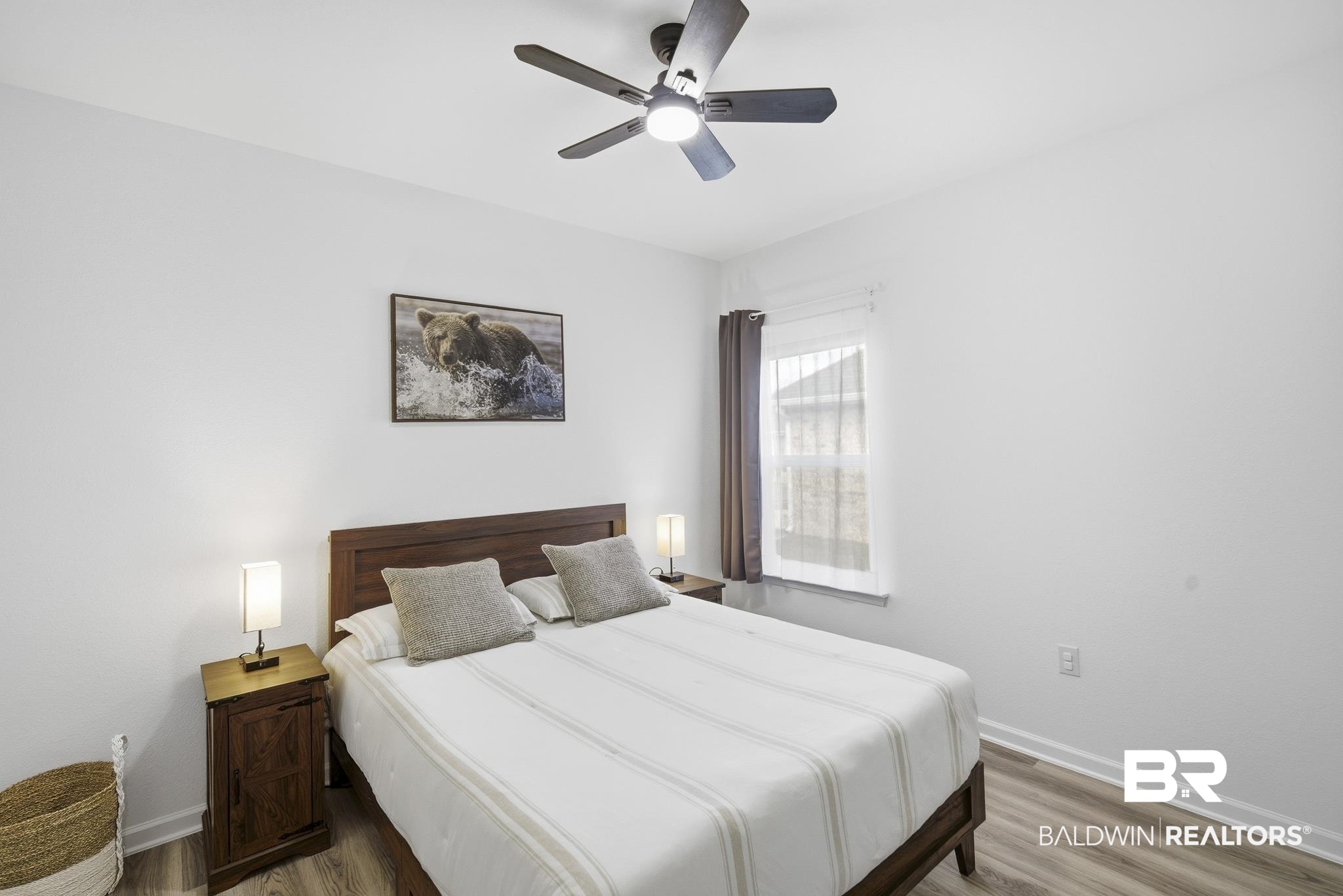 13887 Antler Hl Road Daphne, AL 36527 - Photo 17 of 50 Bedroom featuring wood finished floors and a ceiling fan