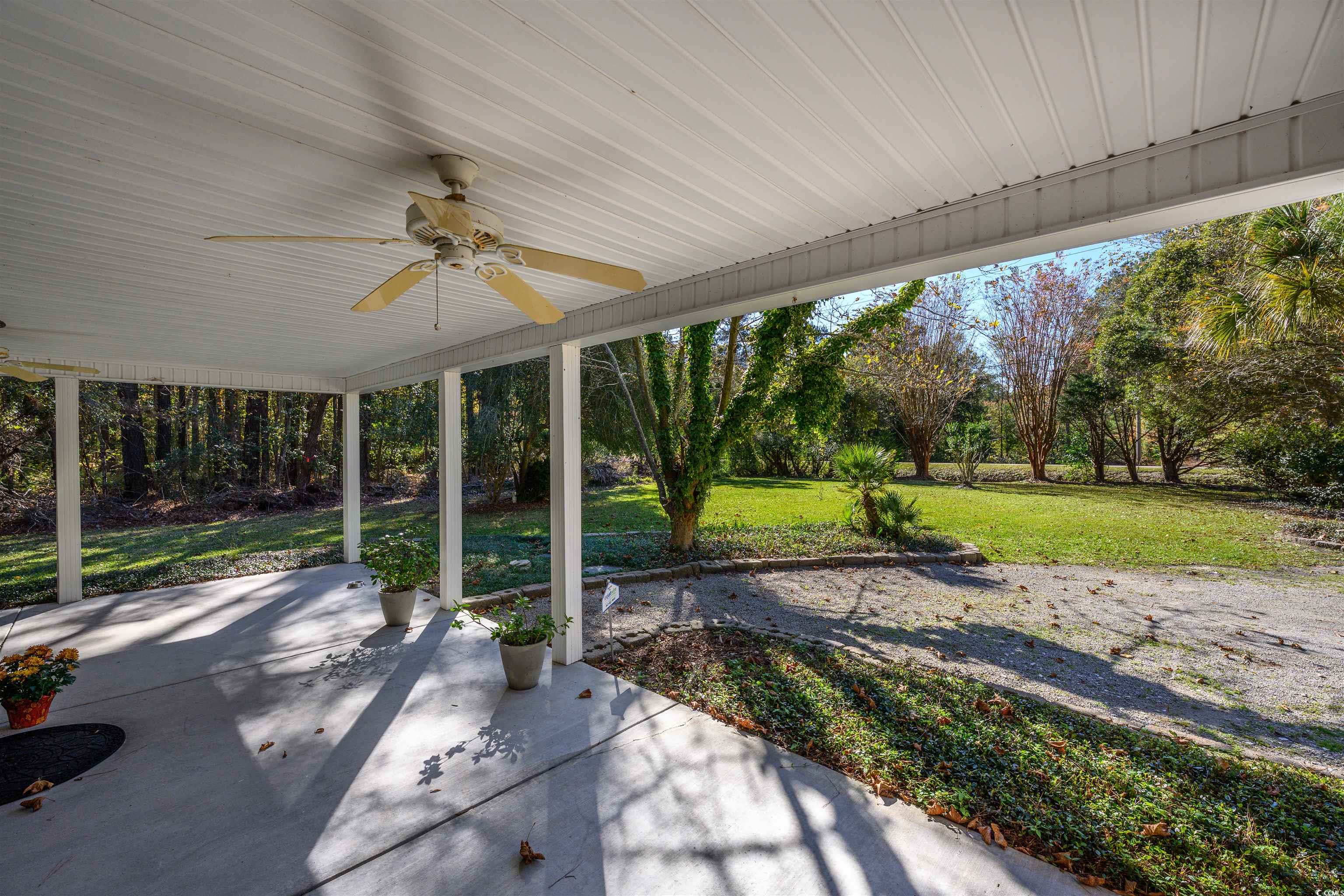 6252 Salem Road Myrtle Beach, SC 29588 - Photo 15 of 39 View of patio / terrace with ceiling fan