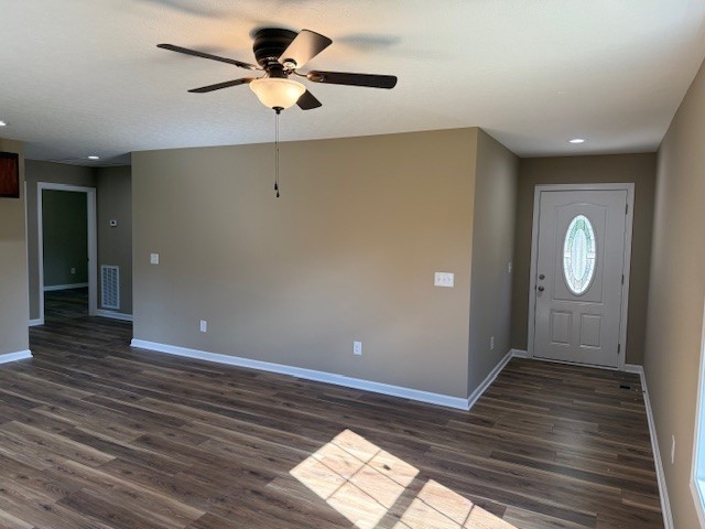 206 Hotel Street Decherd, TN 37324 - Photo 26 of 28 a view of a livingroom with a ceiling fan
