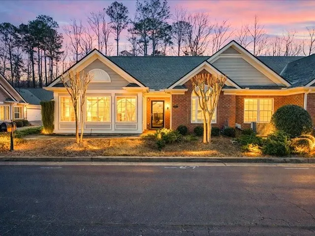 a view of a house with a outdoor space