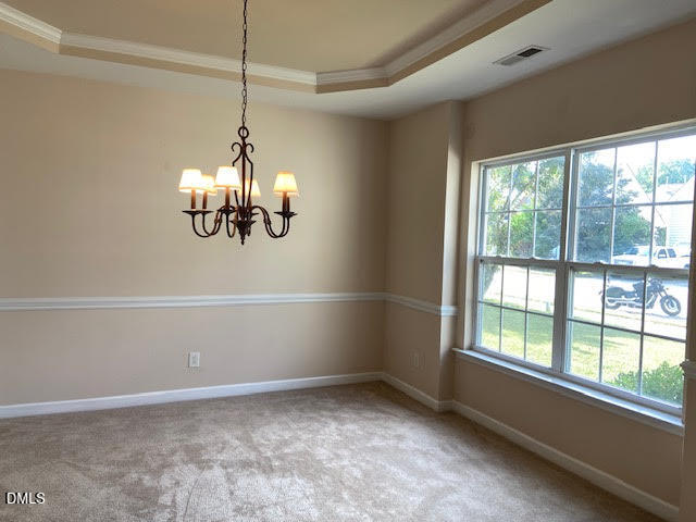 Undisclosed Address Raleigh, NC 27610 - Photo 2 of 14 Dinning Rm w/Tray ceiling