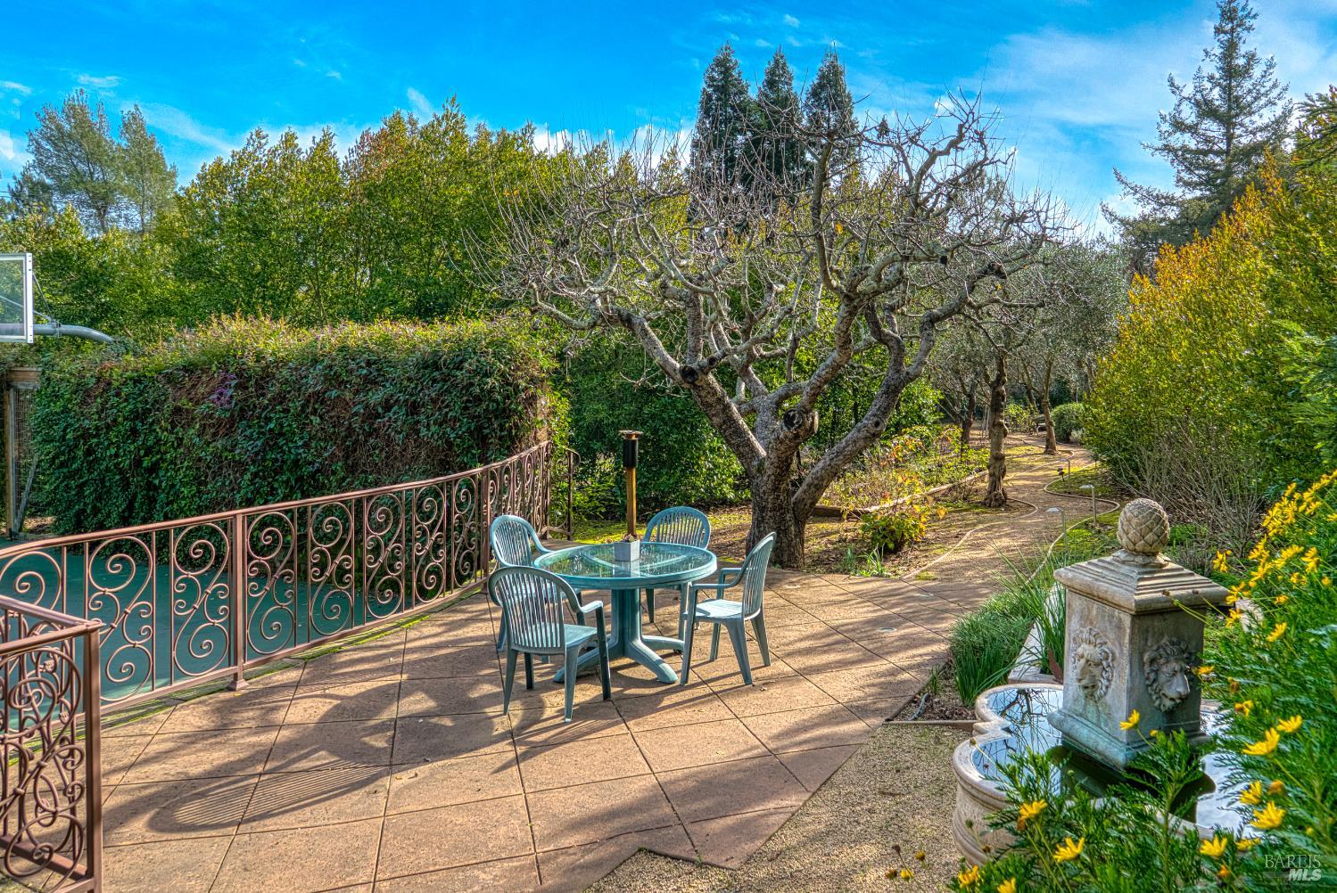 2703 Brush Creek Road Santa Rosa, CA 95404 - Photo 63 of 78 a view of a patio with iron fence