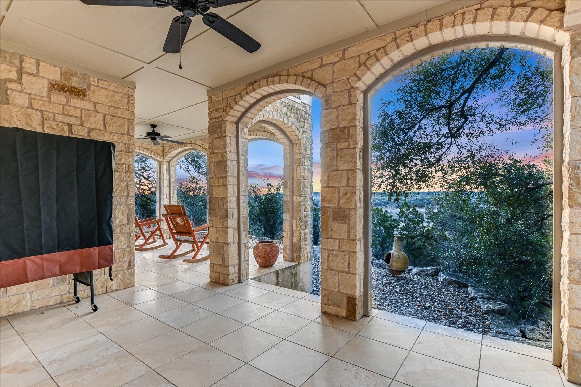 633 Wesley Ridge Drive Spicewood, TX 78669 - Photo 33 of 40 Step outside from the lower level to a spacious covered porch which can be
fully screened in - (screens ARE available).