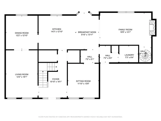 a picture of a floor plan