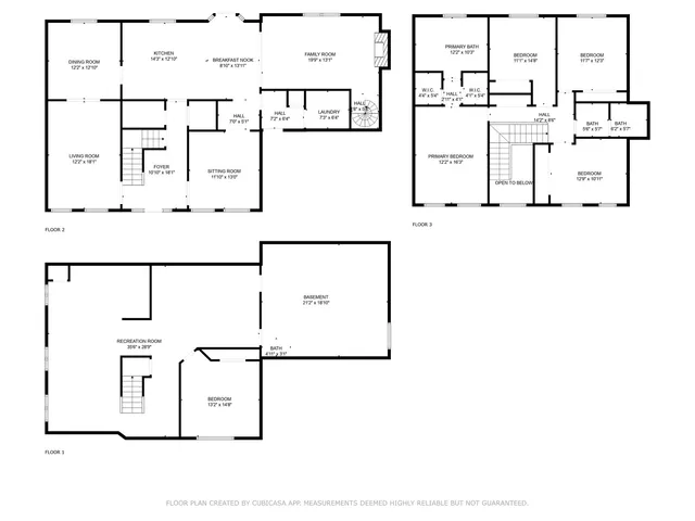 an aerial view of multiple houses with yard