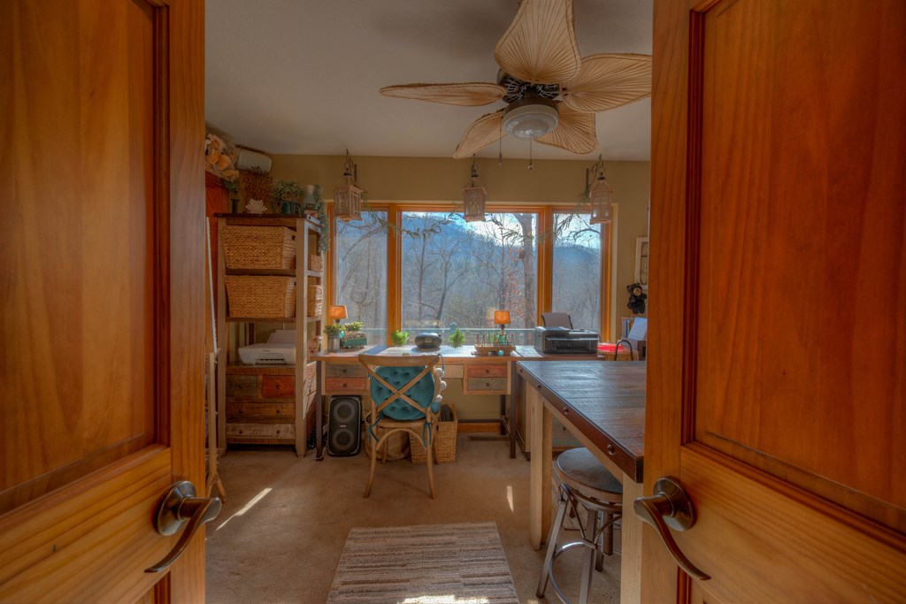2875 Hickory Cove Murphy, NC 28906 - Photo 24 of 87 a view of a dining room with furniture window and outside view