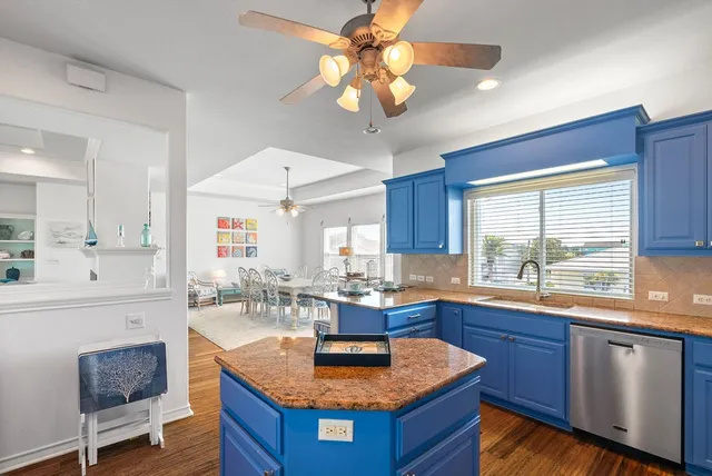 an aerial view of residential building with outdoor space